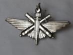 Mutskenteken Luchtdoelartillerieschool , kleur zilver, Ophalen of Verzenden, Luchtmacht, Embleem of Badge