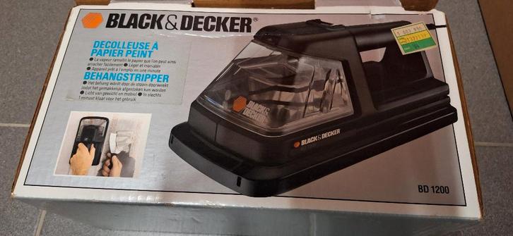 BEHANGSTRIPPER Black and Decker, afhalen cash te Mortsel, Electroménager, Vapeurs, Utilisé, Nettoyeur à vapeur, Enlèvement