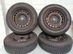 Winterbanden Firestone 195/65R15 91T, Auto-onderdelen, Banden en Velgen, Ophalen, Gebruikt, 15 inch, Banden en Velgen