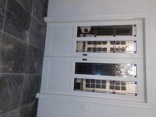 Deuren, Doe-het-zelf en Bouw, Deuren en Vliegenramen, Gebruikt, Binnendeur, 215 cm of meer, 120 cm of meer, Glas, Schuifdeur, Ophalen