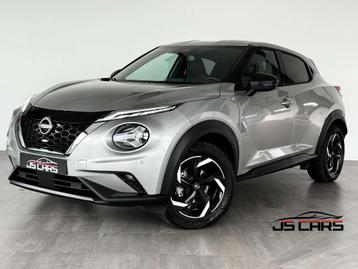 Nissan Juke Juke 1.6i HYBR. N-Connecta Xtronic-CUIR-CAMERA-P, Argent ou Gris, Euro 6, Entreprise, Noir