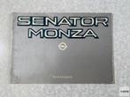 Opel Senator Monza Bordcomputer Handleiding 1982, Ophalen of Verzenden