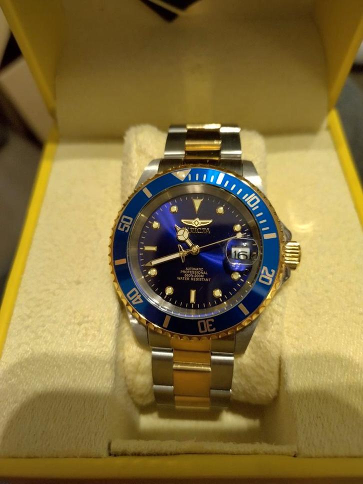 Invicta duikhorloge., Handtassen en Accessoires, Horloges | Heren, Verzenden
