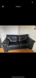 Sofa cuir, Maison & Meubles, Enlèvement, Utilisé, Deux personnes, Cuir