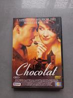 DVD film le chocolat avec Johnny Deep et Juliette Binoche, Comme neuf, À partir de 12 ans, Comédie romantique, Enlèvement ou Envoi