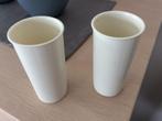 2 Tupperware drinkbekers, Comme neuf, Enlèvement, Blanc