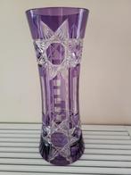 Geslepen paarse vaas, Ophalen