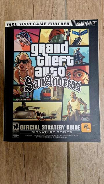GTA San Andreas, guide stratégique + affiche + carte