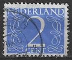 Nederland 1946 - Yvert 458 - Groot cijfer - 2 c.  (ST), Timbres & Monnaies, Timbres | Pays-Bas, Affranchi, Envoi