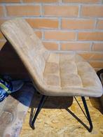 4 stoelen suede, Huis en Inrichting, Stoelen, Ophalen of Verzenden, Zo goed als nieuw