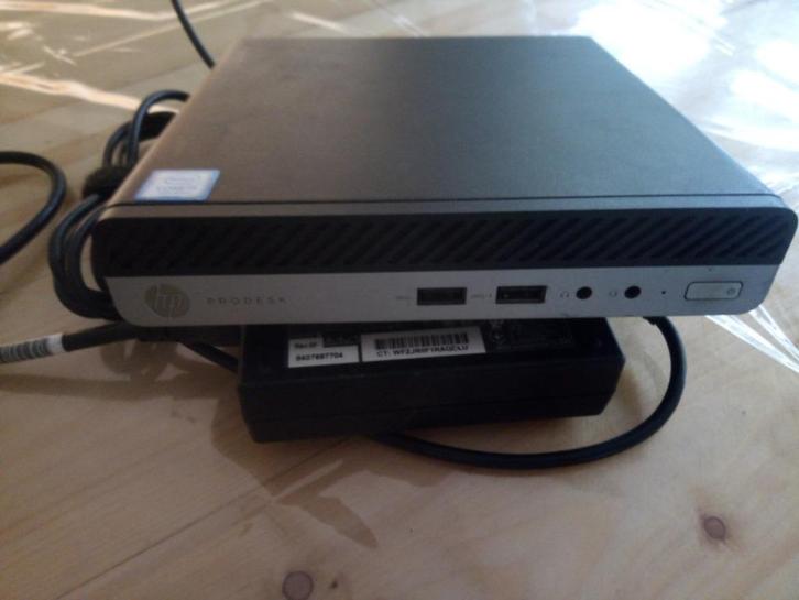Mini PC HP Prodesk 400 G3 Mini, Computers en Software, Desktop Pc's, Zo goed als nieuw, 2 tot 3 Ghz, SSD, 8 GB, Ophalen