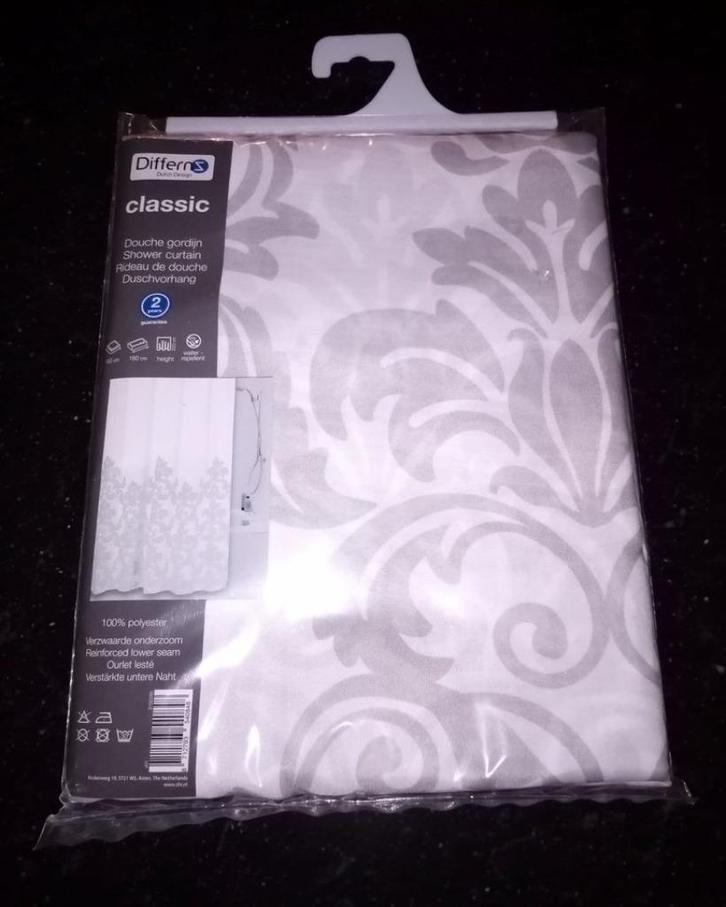 Douchegordijn Differnz Classic  – nieuw in verpakking, Huis en Inrichting, Badkamer | Badtextiel en Accessoires, Nieuw, Overige typen