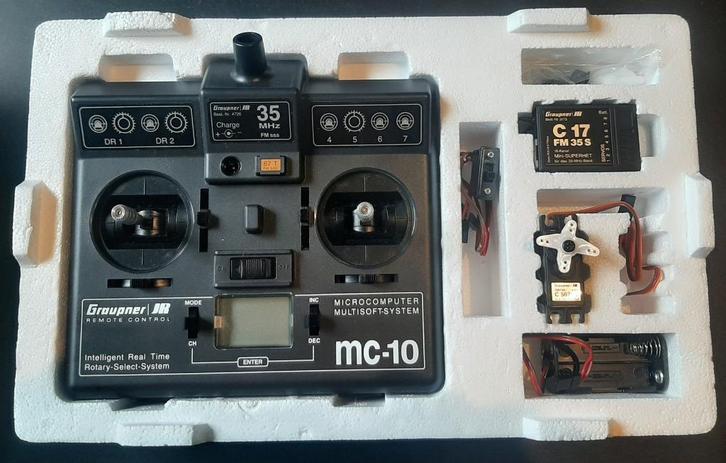 Modelbouw zender GRAUPNER MC-10 - zonder powerpack, Hobby en Vrije tijd, Modelbouw | Radiografisch | Vliegtuigen, Nieuw, Overige typen