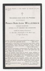 doodsprentje soldaat 4e karabiniers Elsene + Boezinge 1917, Verzenden, Landmacht, Foto of Poster