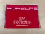Porsche 944 / 944 Turbo handleiding Instructieboekje boekje, Enlèvement ou Envoi