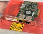 Dell 0F169G Broadcom Dual Port Gigabit NIC PCIe Full Height, Computers en Software, Ophalen of Verzenden, Zo goed als nieuw, Intern