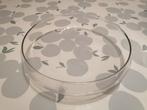 Plat en verre, coupe à fruits, Maison & Meubles, Enlèvement ou Envoi, Utilisé, Verre