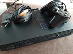 PlayStation 2 Phat + manette + jeux + carte mémoire, Comme neuf, Noir, Avec 1 manette, Avec jeux