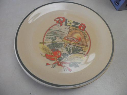 Assiette de Pizza Ø 31cm x 3 ,date des année 1980 vintage, Maison & Meubles, Cuisine | Vaisselle, Utilisé, Assiettes(s), Autres styles