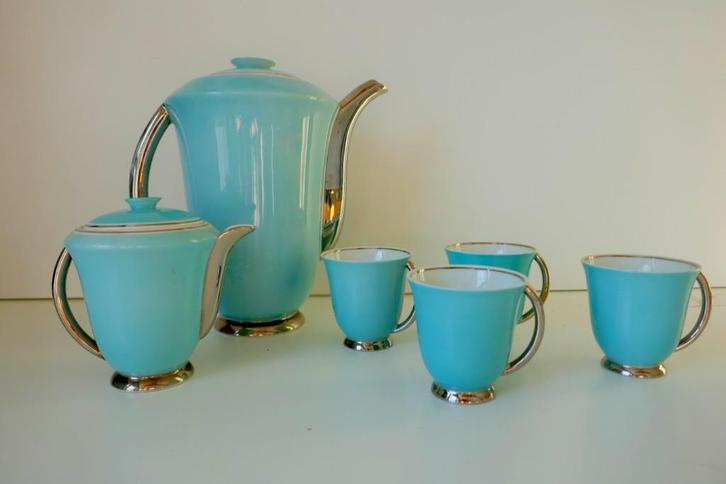 porselein servies antiek, Antiek en Kunst, Antiek | Porselein, Ophalen of Verzenden