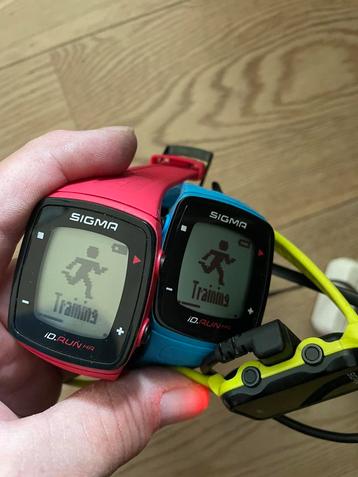 3 uurwerken Sigma. ID TRI en ID RUN. beschikbaar voor biedingen