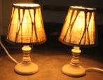 2 nachtlampjes stijl Clayre & Eef van J-Line PRACHTSTAAT, Huis en Inrichting, Ophalen of Verzenden, Zo goed als nieuw, Hout, Minder dan 50 cm