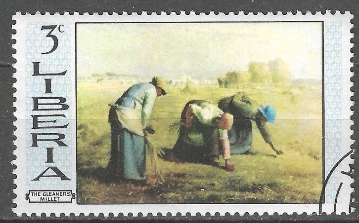 Liberia 1969 - Yvert 478 - Beroemde Kunstwerken (ST), Postzegels en Munten, Postzegels | Afrika, Gestempeld, Verzenden