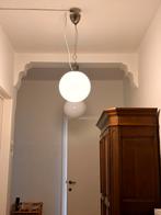 Twee identieke vintage IKEA hanglampen, + gratis luster, Huis en Inrichting, Lampen | Hanglampen, Gebruikt, Ophalen, Glas