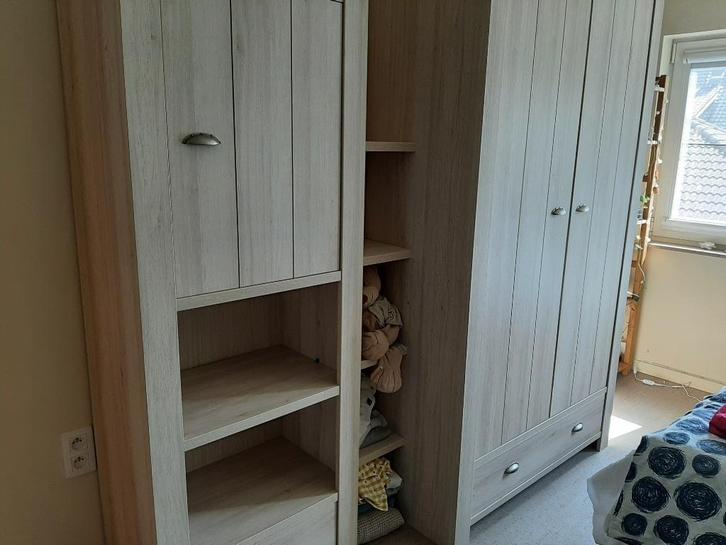 jeugdkamer, Huis en Inrichting, Slaapkamer | Complete slaapkamers, Gebruikt, Twijfelaar, Ophalen
