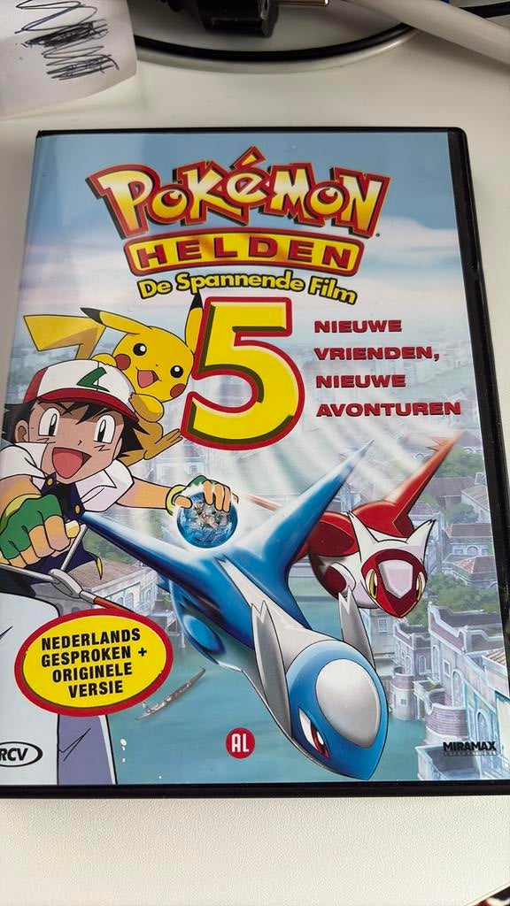 DVD Pokémon 5 Helden, Ophalen of Verzenden, Zo goed als nieuw