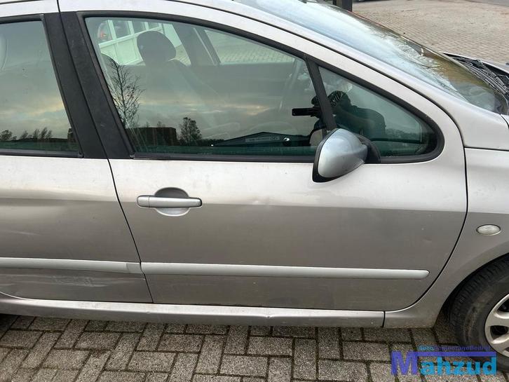 PEUGEOT 307 Grijs EZA rechts voor deur 2001-2009, Auto-onderdelen, Carrosserie, Deur, Peugeot, Gebruikt, Ophalen of Verzenden