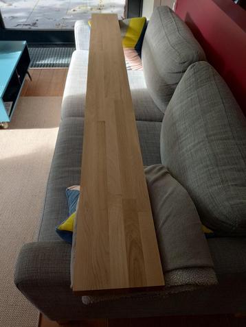 boekenplank onbehandeld massief eik 210 x 21 x 3,8cm beschikbaar voor biedingen