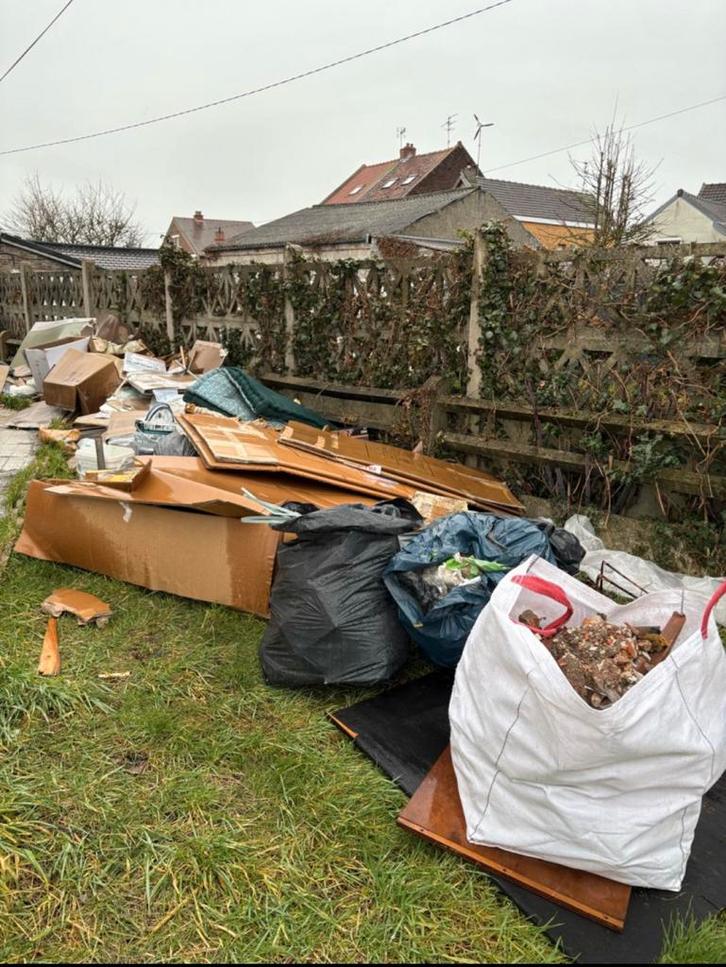 Omvangrijke evacuatie, afval, gipsplaten enz..., Doe-het-zelf en Bouw, Overige Doe-Het-Zelf en Bouw, Ophalen of Verzenden