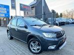 Dacia Sandero Stepway Automaat 2018 075000km 0.9tce Navi Pdc, Autos, Argent ou Gris, Achat, 898 cm³, Euro 6