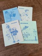 4 vintage Splendid schriftjes, ongebruikt, Ophalen of Verzenden
