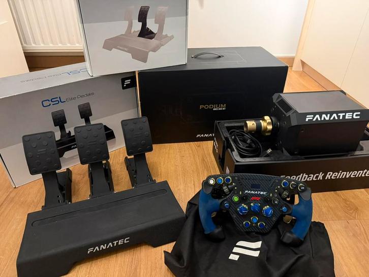 Fanatec dd1, fanatec podium f1 wheel, Computers en Software, Joysticks, Refurbished, Ophalen of Verzenden