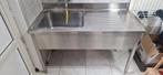 Inox spoeltafel 140x70, Zakelijke goederen, Ophalen, Gebruikt, Inox Meubilair