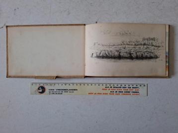 Schetsboek met 19 aquarellen en tekeningen uit 1894 beschikbaar voor biedingen