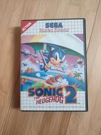 Jeu Sega Master System - Sonic the hedgehog 2, Master System, Ophalen of Verzenden, Zo goed als nieuw