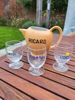 Ricard-glaasjes + kannetje voor bij het aperitief, Verzamelen, Glas en Drinkglazen, Ophalen of Verzenden