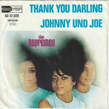 Supremes - Thank you darling (duits gez. ) - % beschikbaar voor biedingen