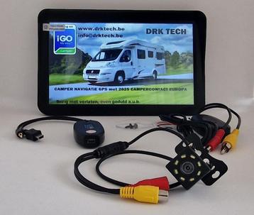 9' Auto, Mobilhome GPS met Draadloos Achteruitrijcamera Set. beschikbaar voor biedingen
