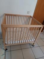 Parc bébé + matelas, Enfants & Bébés, Parcs, Enlèvement, Comme neuf, Rectangulaire, Roulettes