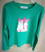 Groene longsleeve - Filou & Friends - maat 146, Meisje, Filou & Friends, Ophalen of Verzenden, Zo goed als nieuw