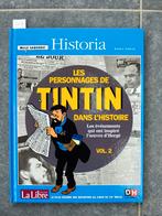 Les personnages de Tintin dans l'histoire 2, Historia, 2012, Enlèvement ou Envoi, Tintin, Comme neuf, Livre ou Jeu