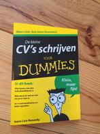 Joyce Lain Kennedy - De kleine CV's schrijven voor Dummies, Ophalen of Verzenden, Zo goed als nieuw, Joyce Lain Kennedy