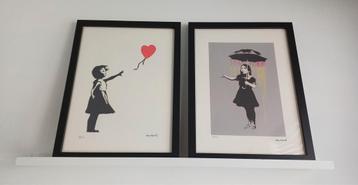 BANKSY twee NIEUWE genummerde litho's met certificaat beschikbaar voor biedingen