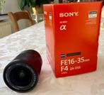 Sony Vario-Tessar T* FE 16-35 F4 ZA OSS, Enlèvement ou Envoi, Comme neuf, Objectif grand angle, Zoom