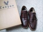 bruine lederen schoenen, canion, Ophalen of Verzenden, Zo goed als nieuw