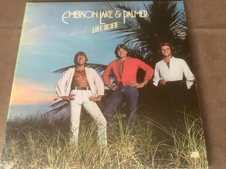 Lp Love Beach - Emerson, Lake & Palmer, CD & DVD, Vinyles | Rock, Comme neuf, Pop rock, 12 pouces, Enlèvement